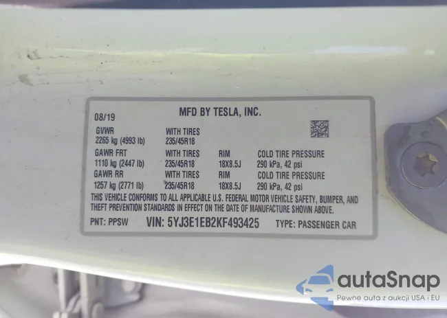 5YJ3E1EB2KF493425: 44270098