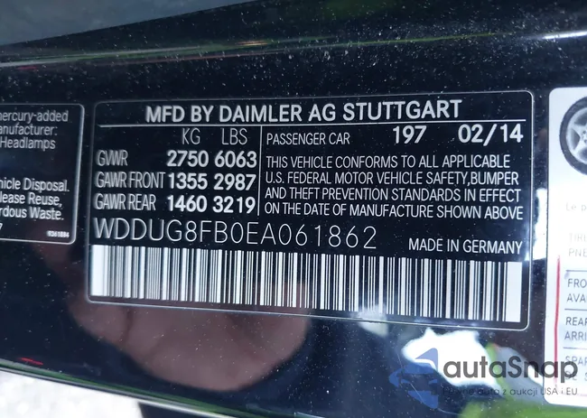 WDDUG8FB0EA061862: 44270121