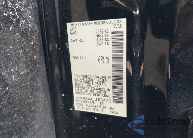 1N4AA6AVXKC365422: 44270310