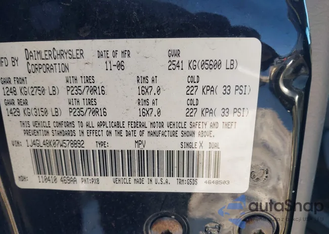 1J4GL48K07W578992: 44270323