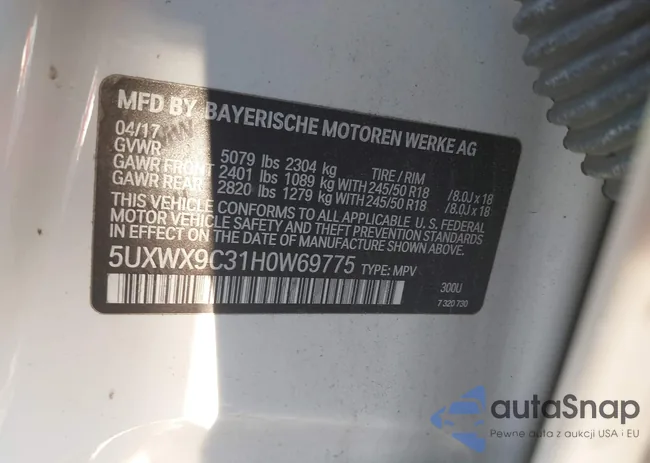 5UXWX9C31H0W69775: 44270356