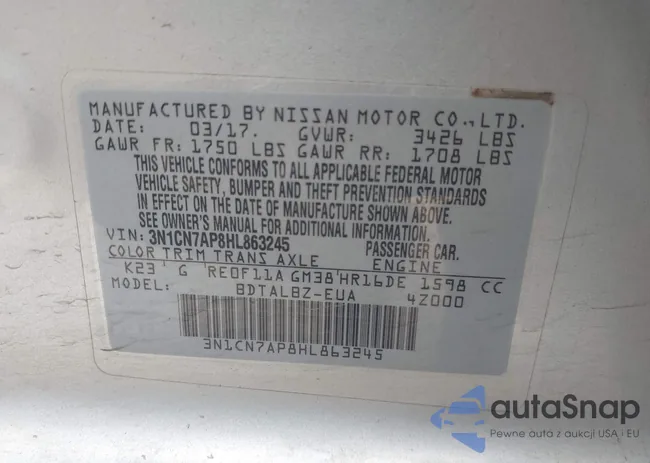 3N1CN7AP8HL863245: 44270360