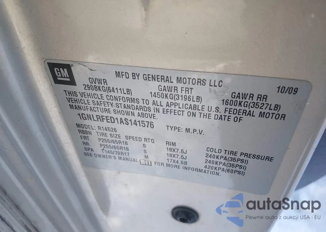 1GNLRFED1AS141576: 44270461