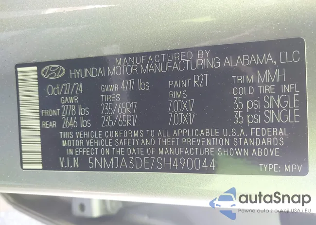 5NMJA3DE7SH490044: 44270534
