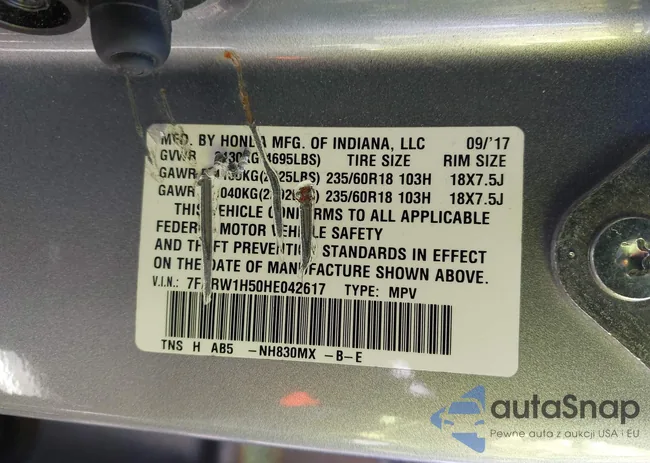 7FARW1H50HE042617: 44270612