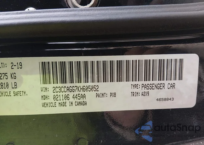 2C3CCAGG7KH605052: 44270622