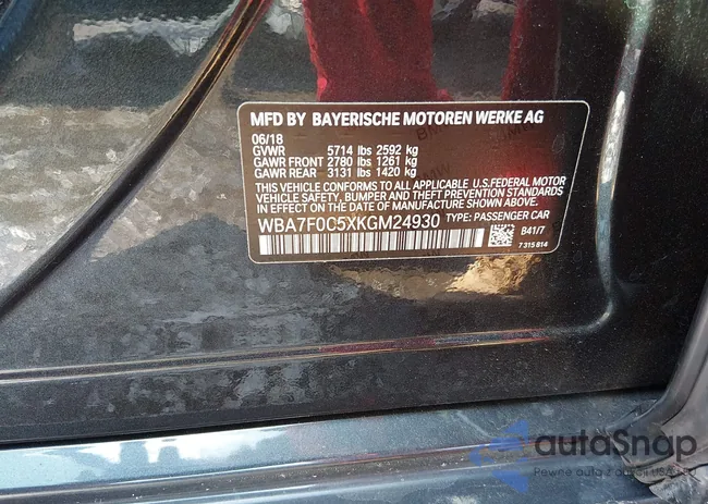 WBA7F0C5XKGM24930: 44269904