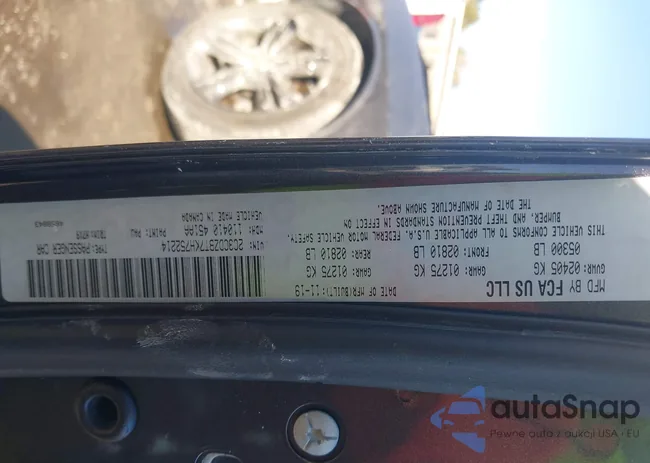 2C3CDZBT7KH752214: 44269905