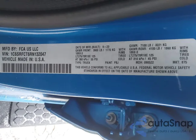 1C6SRFCT6RN132047: 44271140