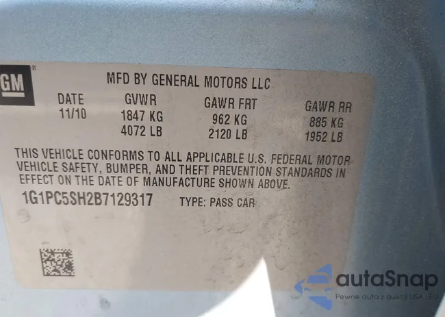 1G1PC5SH2B7129317: 44271329