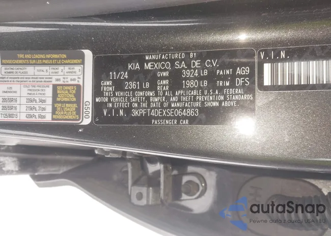 3KPFT4DEXSE064863: 44271345