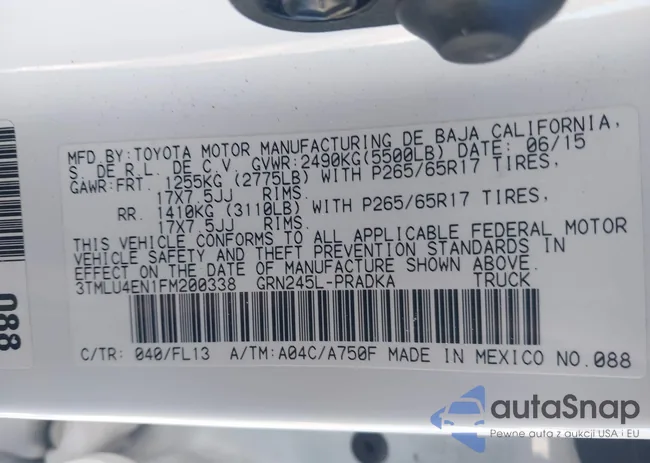 3TMLU4EN1FM200338: 44271363