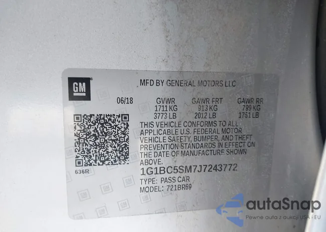 1G1BC5SM7J7243772: 44271468