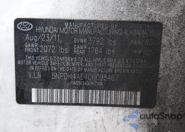 5NPDH4AE4CH098467: 44270874