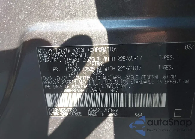 JTMWFREV8HJ713963: 44270880