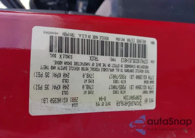 1D7HU16D35J514813: 44270976