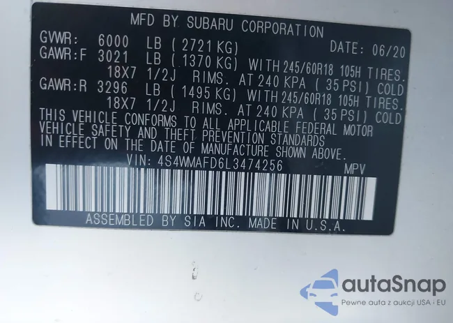 4S4WMAFD6L3474256: 44271056