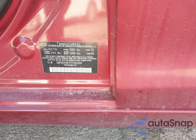 5NPDH4AE1EH466980: 44272100