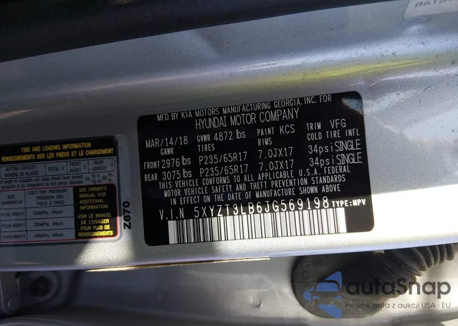 5XYZT3LB6JG569198: 44272171