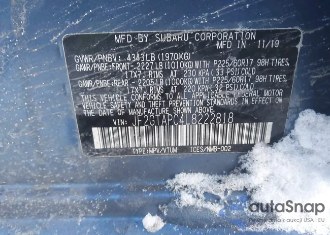 JF2GTAPC4L8222818: 44272192