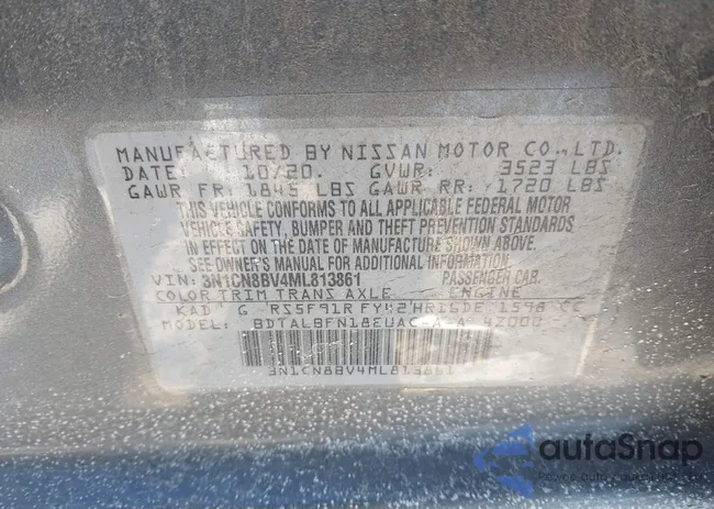 3N1CN8BV4ML813861: 44272337