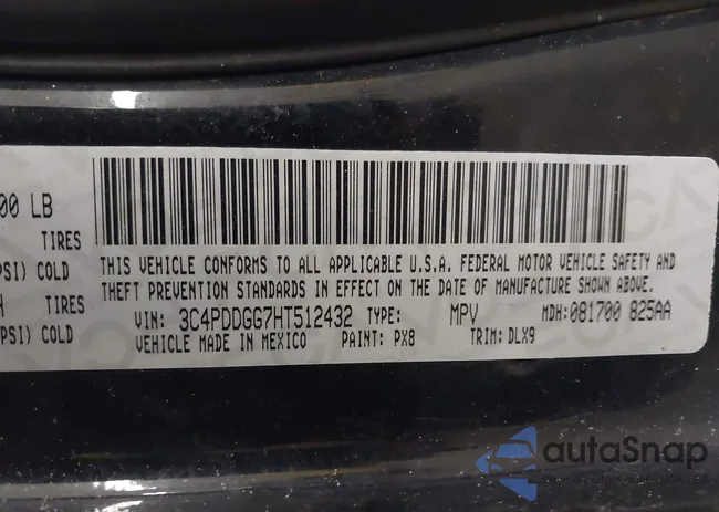 3C4PDDGG7HT512432: 44272409