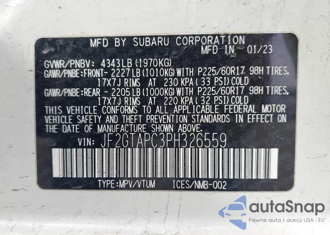 JF2GTAPC3PH326559: 44272521