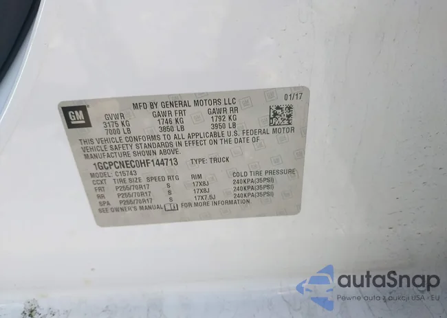 1GCPCNEC0HF144713: 44272536