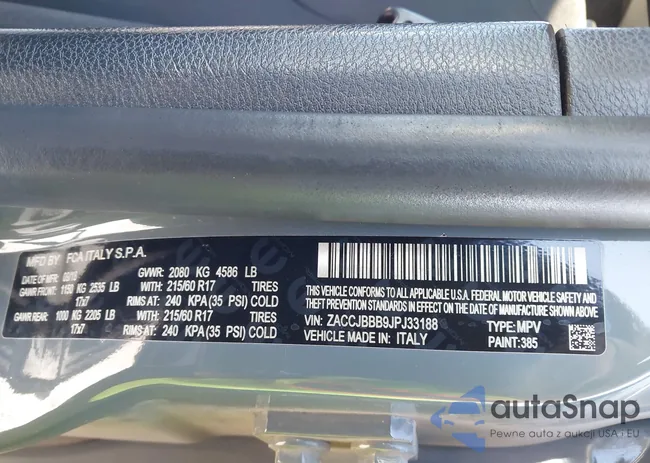 ZACCJBBB9JPJ33188: 44271863