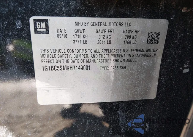 1G1BC5SM9H7149001: 44271867