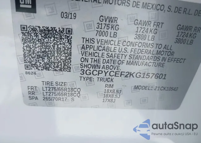 3GCPYCEF2KG157601: 44271873