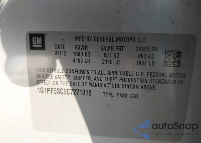 1G1PF5SC6C7271313: 44271987