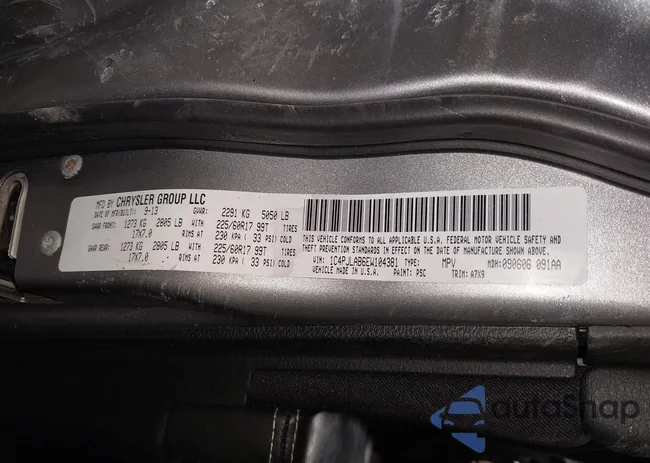 1C4PJLAB6EW104381: 44272044