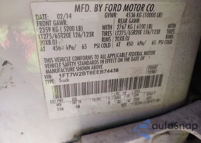 1FT7W2BT6EEB74438: 44272050