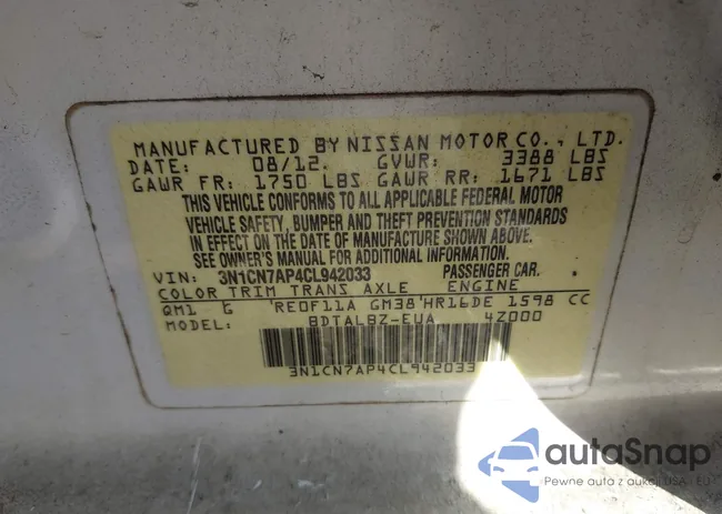 3N1CN7AP4CL942033: 44272064