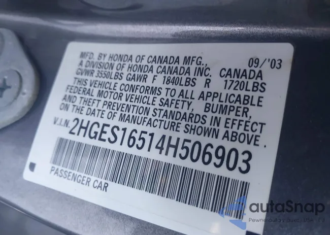 2HGES16514H506903: 44273272