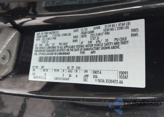 1FMCU0G91EUB68845: 44273311