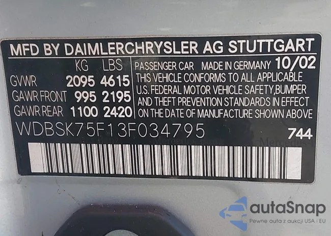 WDBSK75F13F034795: 44272698