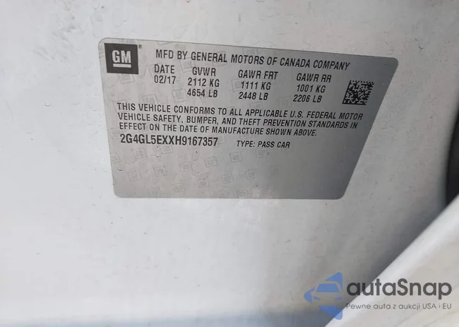 2G4GL5EXXH9167357: 44272965