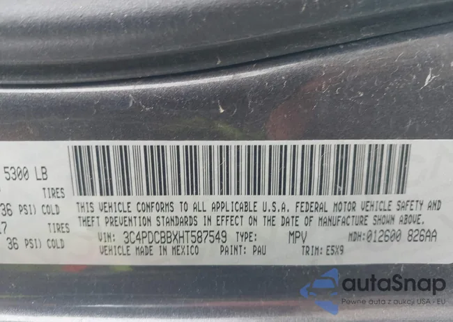 3C4PDCBBXHT587549: 44273027