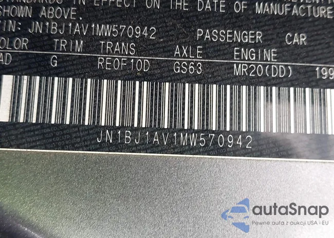 JN1BJ1AV1MW570942: 44274205