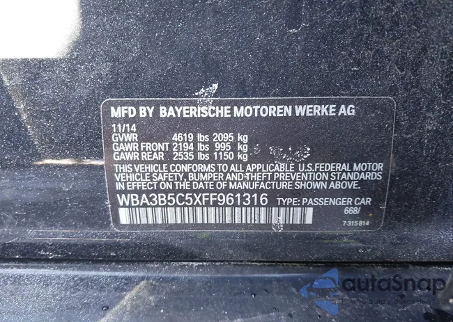 WBA3B5C5XFF961316: 44274371