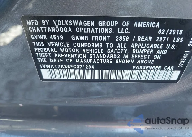 1VWAT7A36FC071284: 44274392