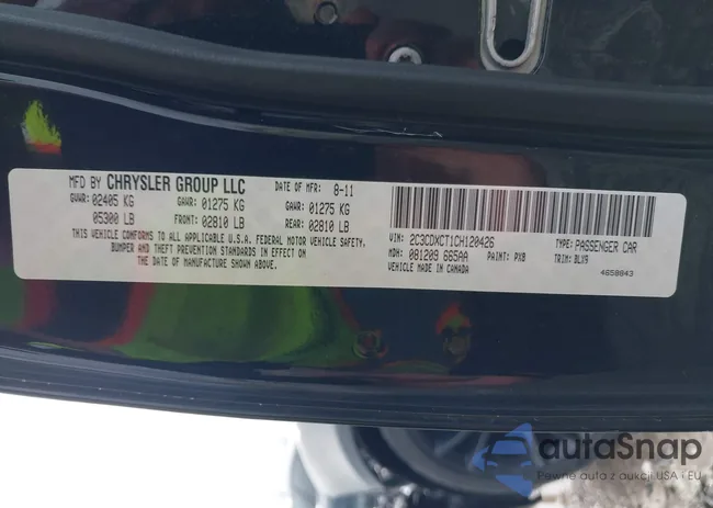 2C3CDXCT1CH120426: 44274456