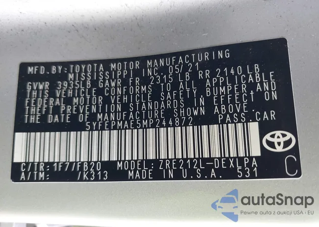 5YFEPMAE5MP244872: 44274494