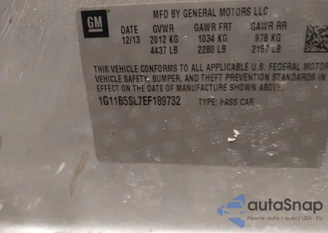 1G11B5SL7EF189732: 44274517