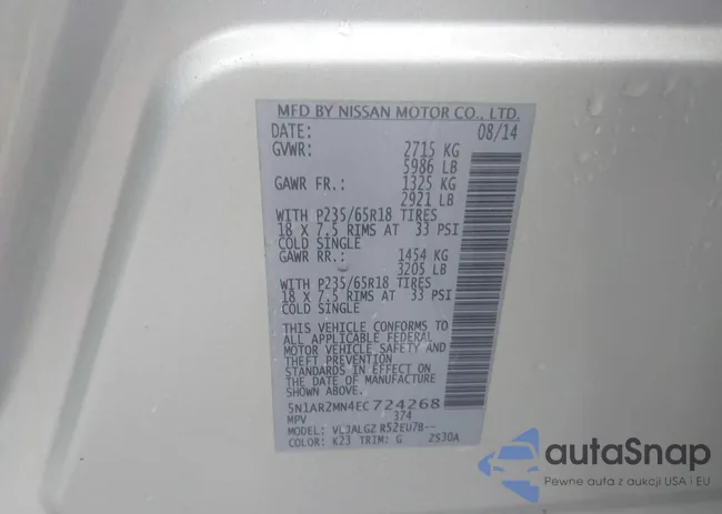 5N1AR2MN4EC724268: 44274589