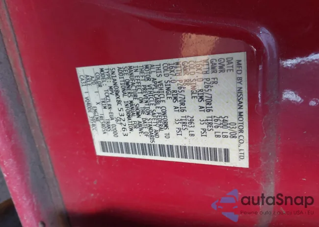 5N1AN08WX8C532263: 44274676