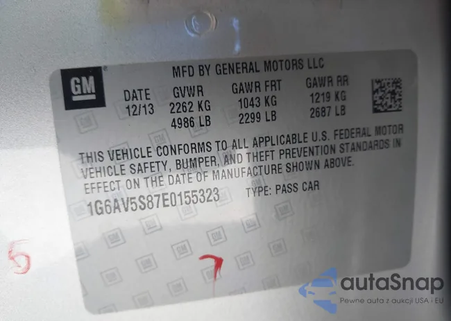 1G6AV5S87E0155323: 44273724