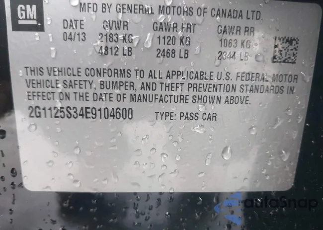 2G1125S34E9104600: 44273835